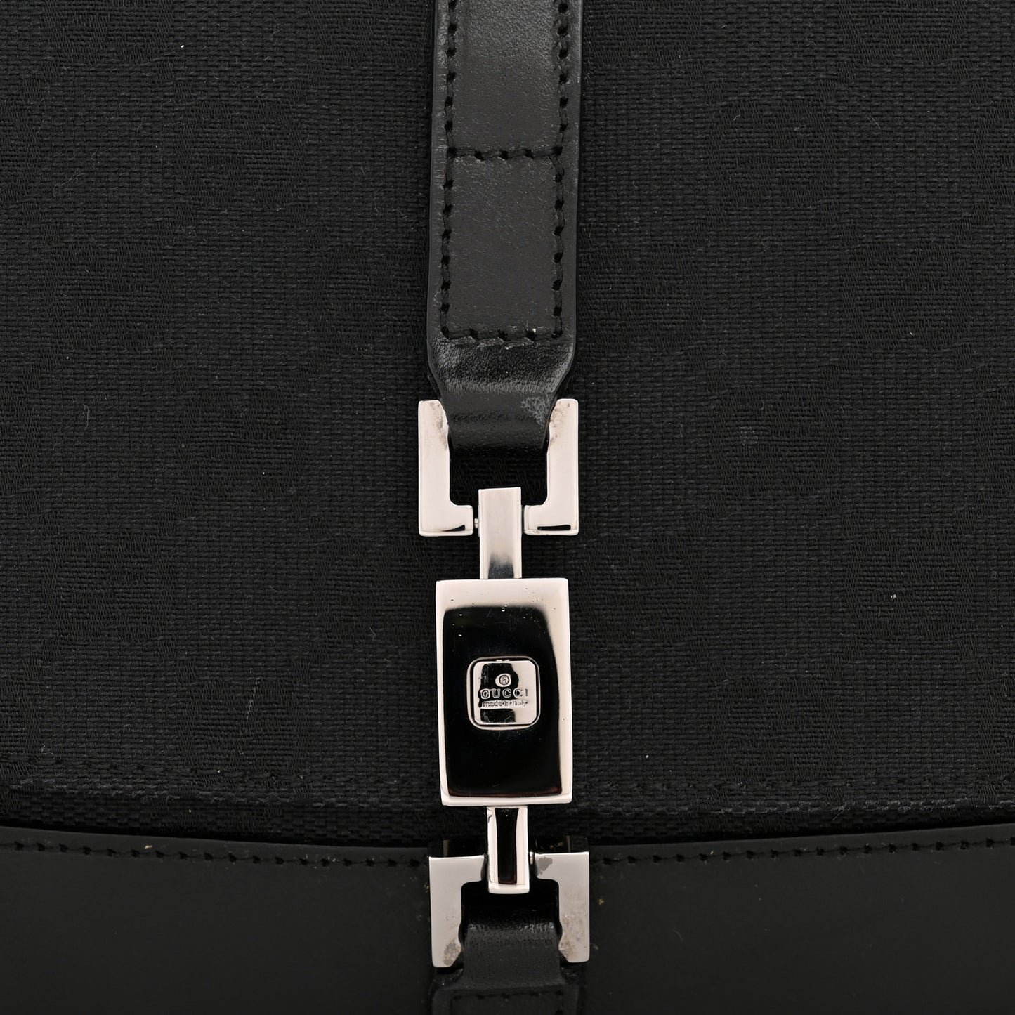 Monogram Calfskin Small Jackie O Hobo Black