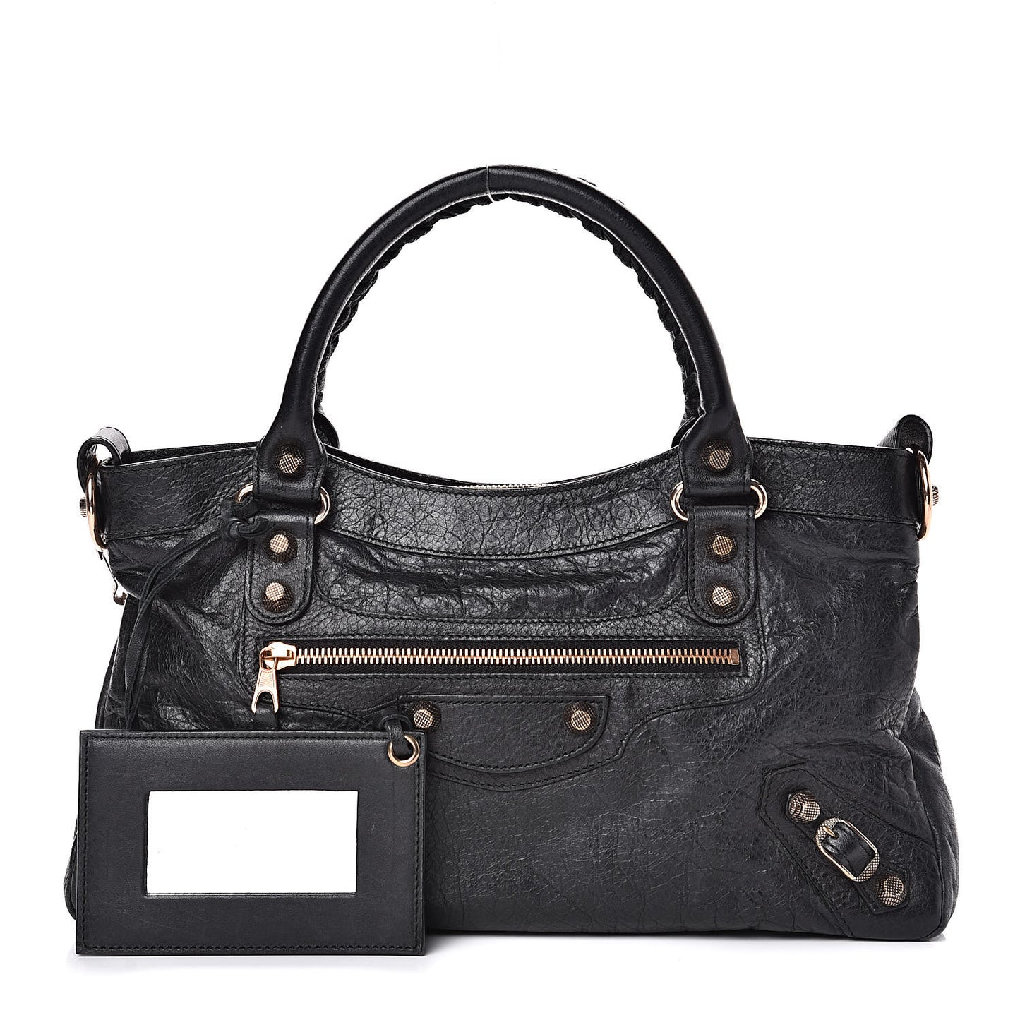 Agneau Giant 12 Rose Gold Hardware First Black