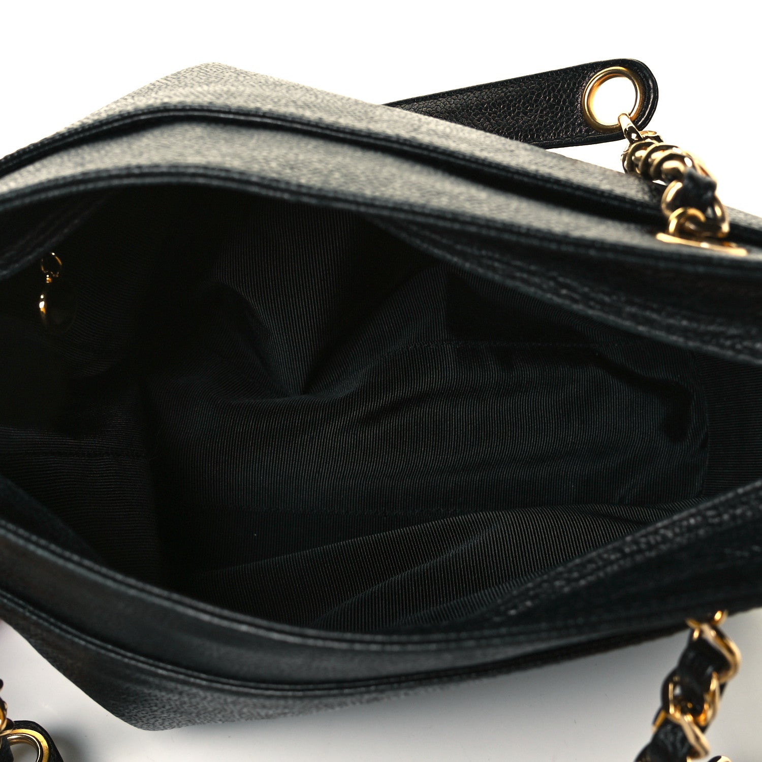Chanel Caviar CC Shoulder Bag Black 4 of 7
