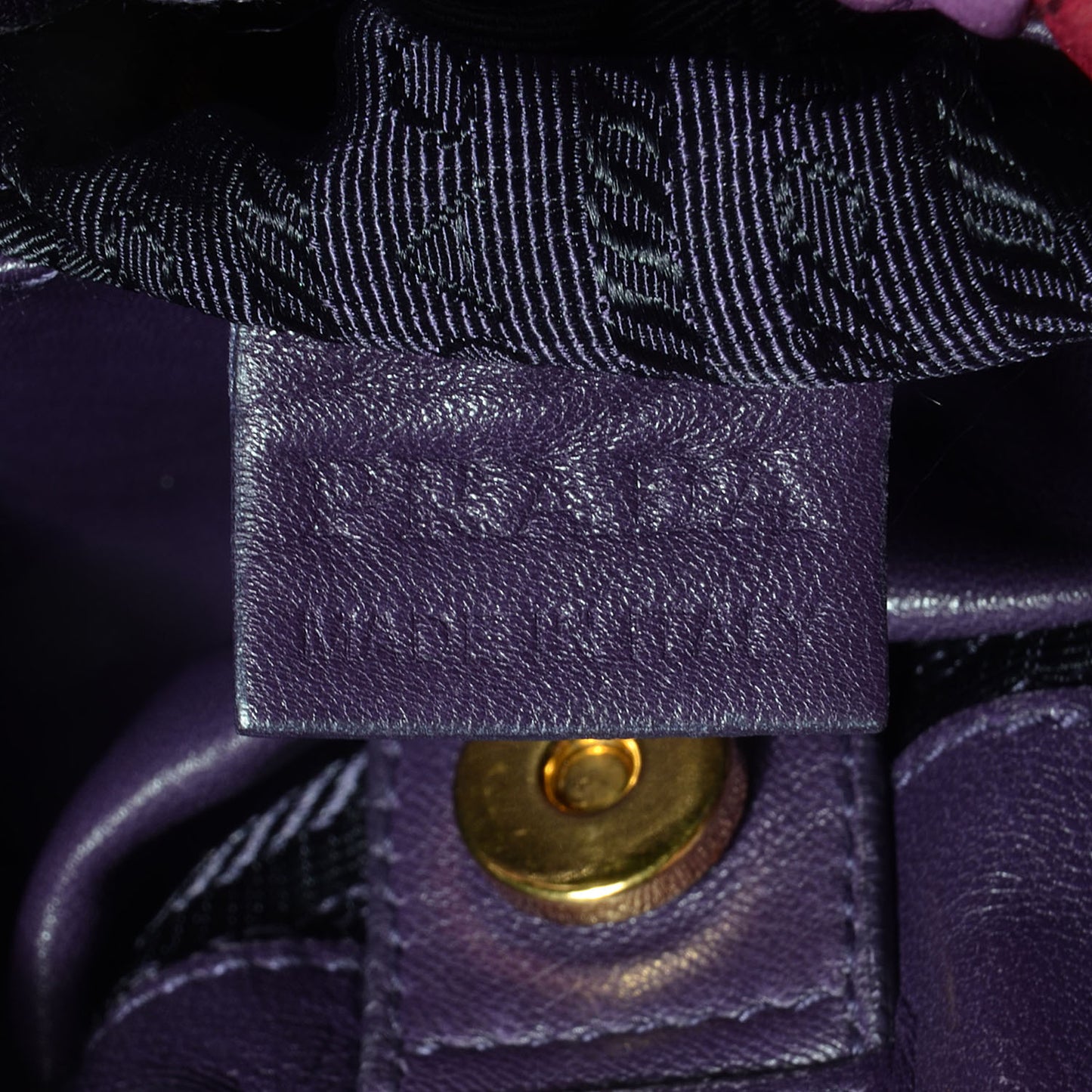 Nappa Trembled Blossoms Stripes Crossbody Ibisco Viola