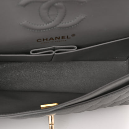 Chanel Caviar Quilted Small Double Flap Grey 5 of 11
