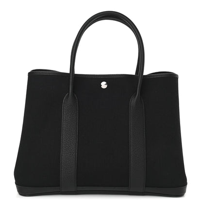 Hermes Toile Negonda Garden Party Tote 36 MM Black 1 of 9