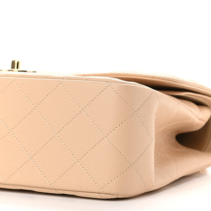 Chanel Caviar Quilted Jumbo Double Flap Beige Clair 6 of 11