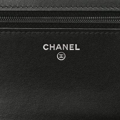 Chanel Caviar Quilted Boy Wallet On Chain WOC Black 6 of 11