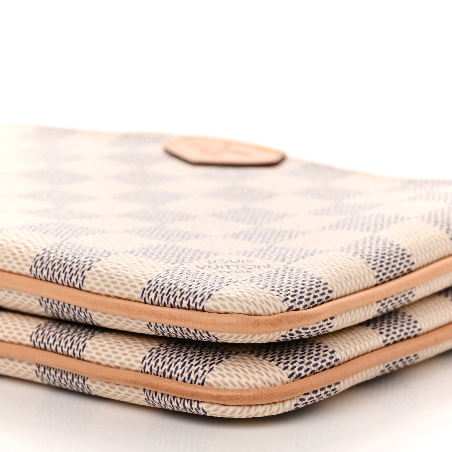 Louis Vuitton Damier Azur Double Zip Pochette 9 of 12