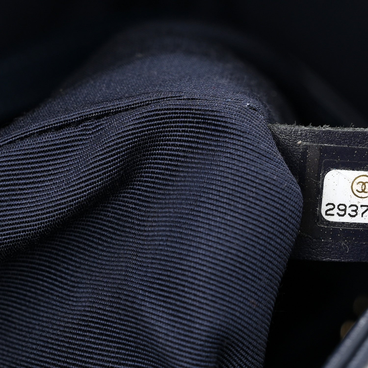 Chanel Goatskin Quilted Duma Drawstring Backpack Navy Turquoise Pink 7 of 11