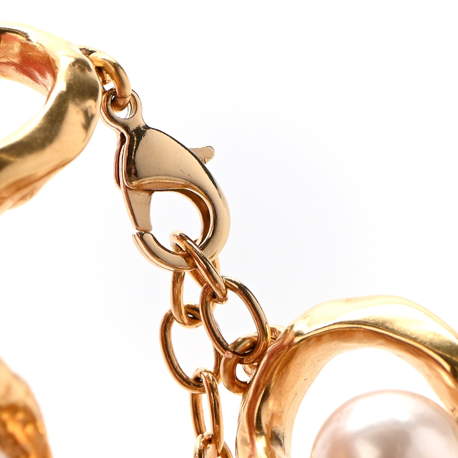 Chanel Pearl CC Bracelet Gold 5 of 5