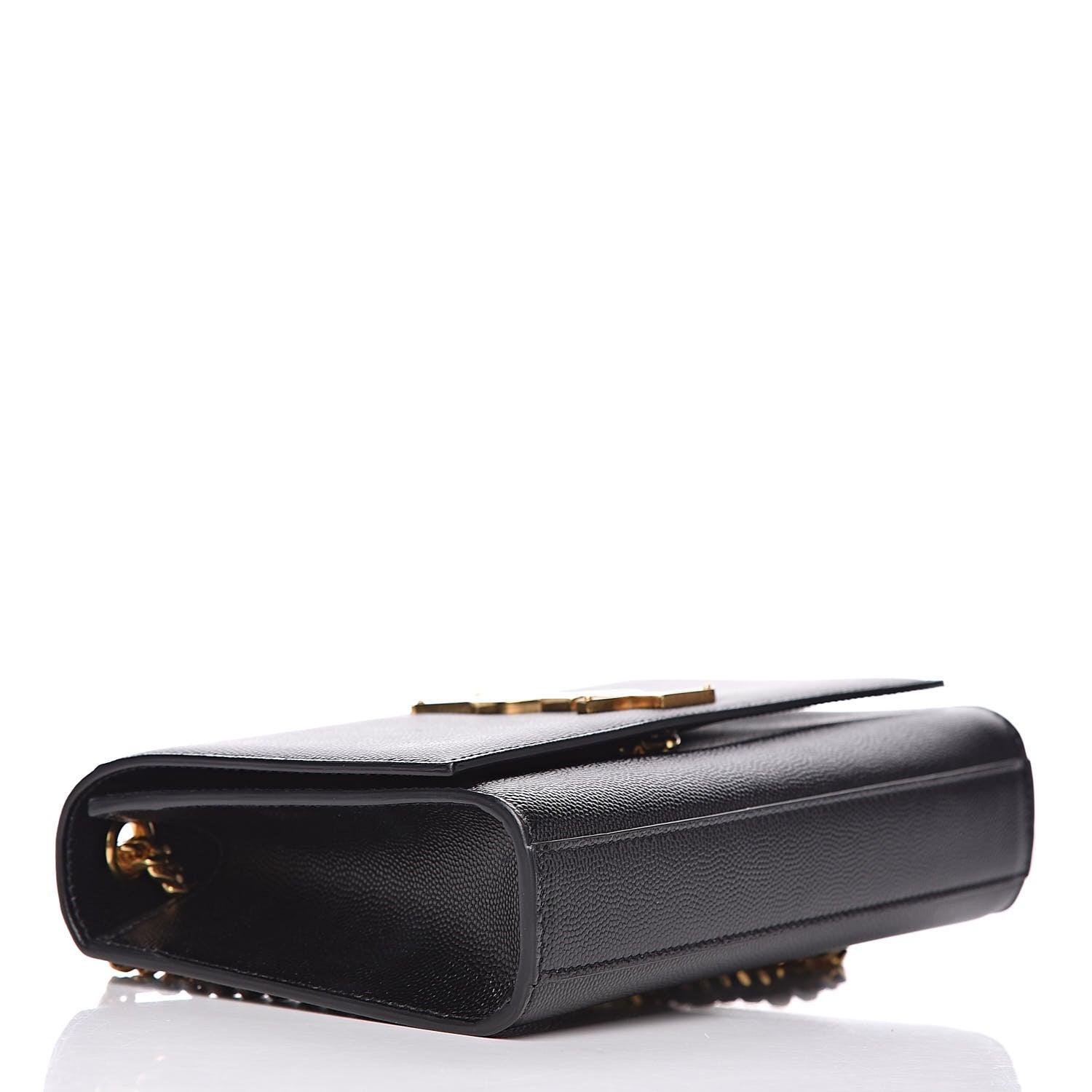 Saint Laurent Grain De Poudre Small Monogram Kate Satchel Black 4 of 9