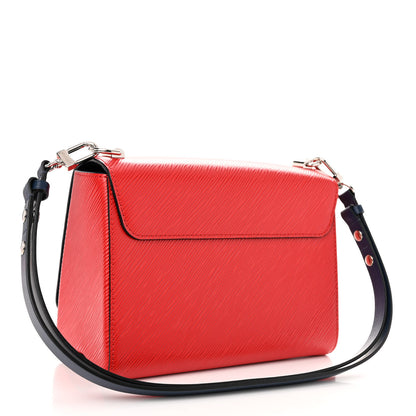 Louis Vuitton Epi Twist Top Handle Shoulder Bag MM Coquelicot 3 of 9