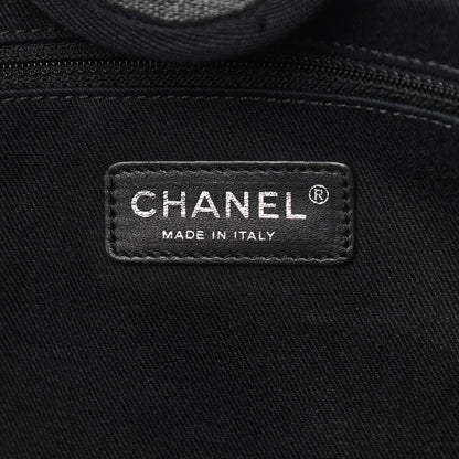 Chanel Canvas Medium Deauville Tote Grey 6 of 13