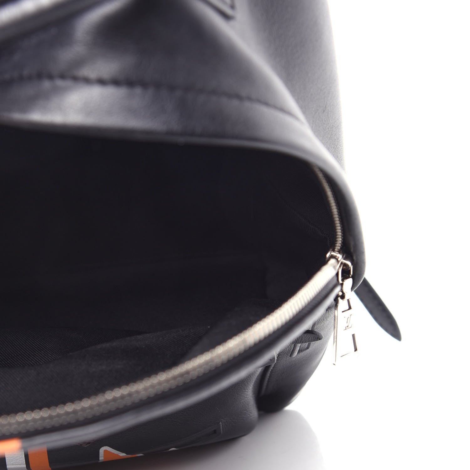 Louis Vuitton Lambskin Spaceship Embossed Palm Springs Backpack PM Black 4 of 9
