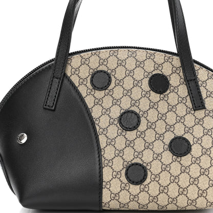 Gucci GG Supreme Monogram Children's Zoo Ladybug Bag Navy 8 of 10