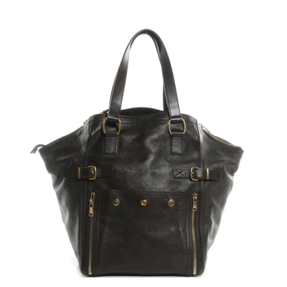 Saint Laurent Medium Downtown Tote Olive 1 of 10