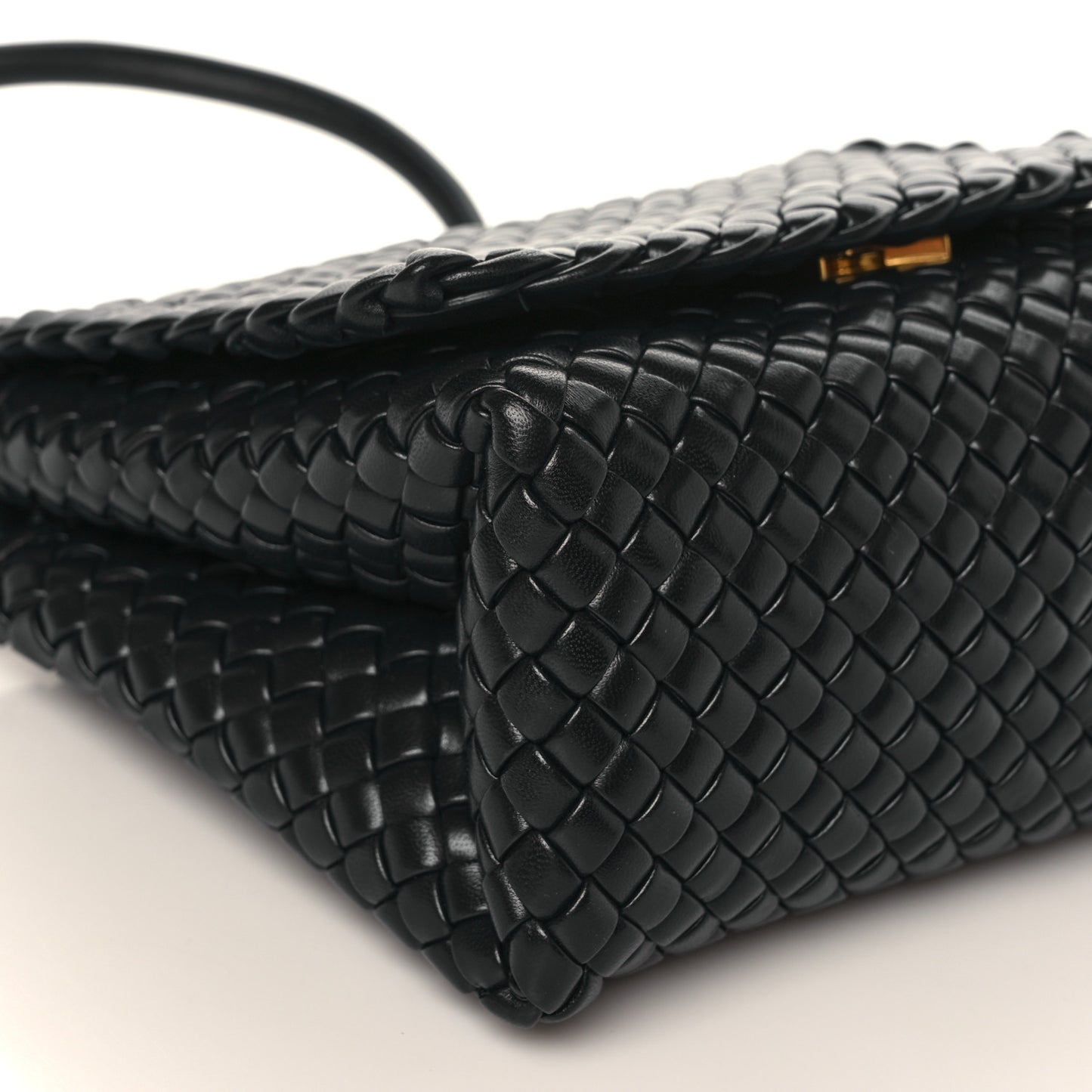 Nappa Intrecciato Patti Top Handle Bag Space