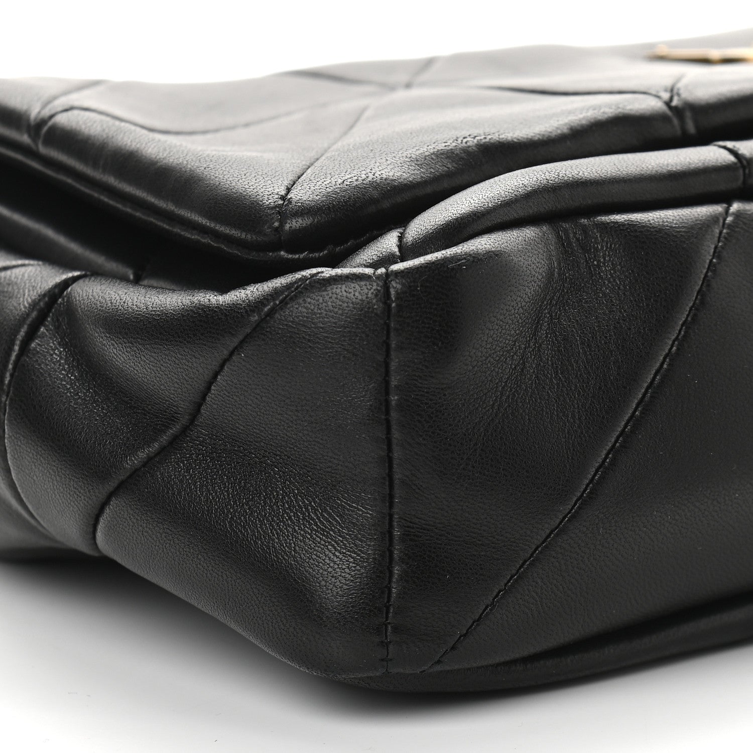 Saint Laurent Lambskin Patchwork Monogram Medium Jamie Black 8 of 9