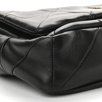 Saint Laurent Lambskin Patchwork Monogram Medium Jamie Black 8 of 9