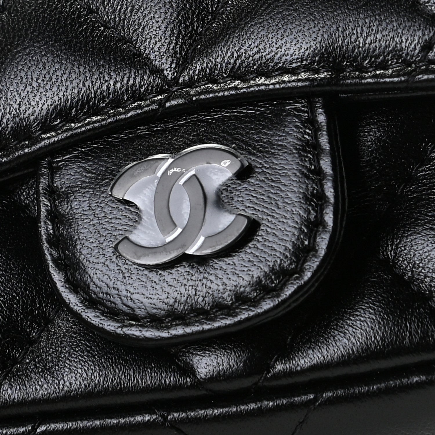 Chanel Lambskin Quilted Mini Chain Belt Bag So Black 4 of 12