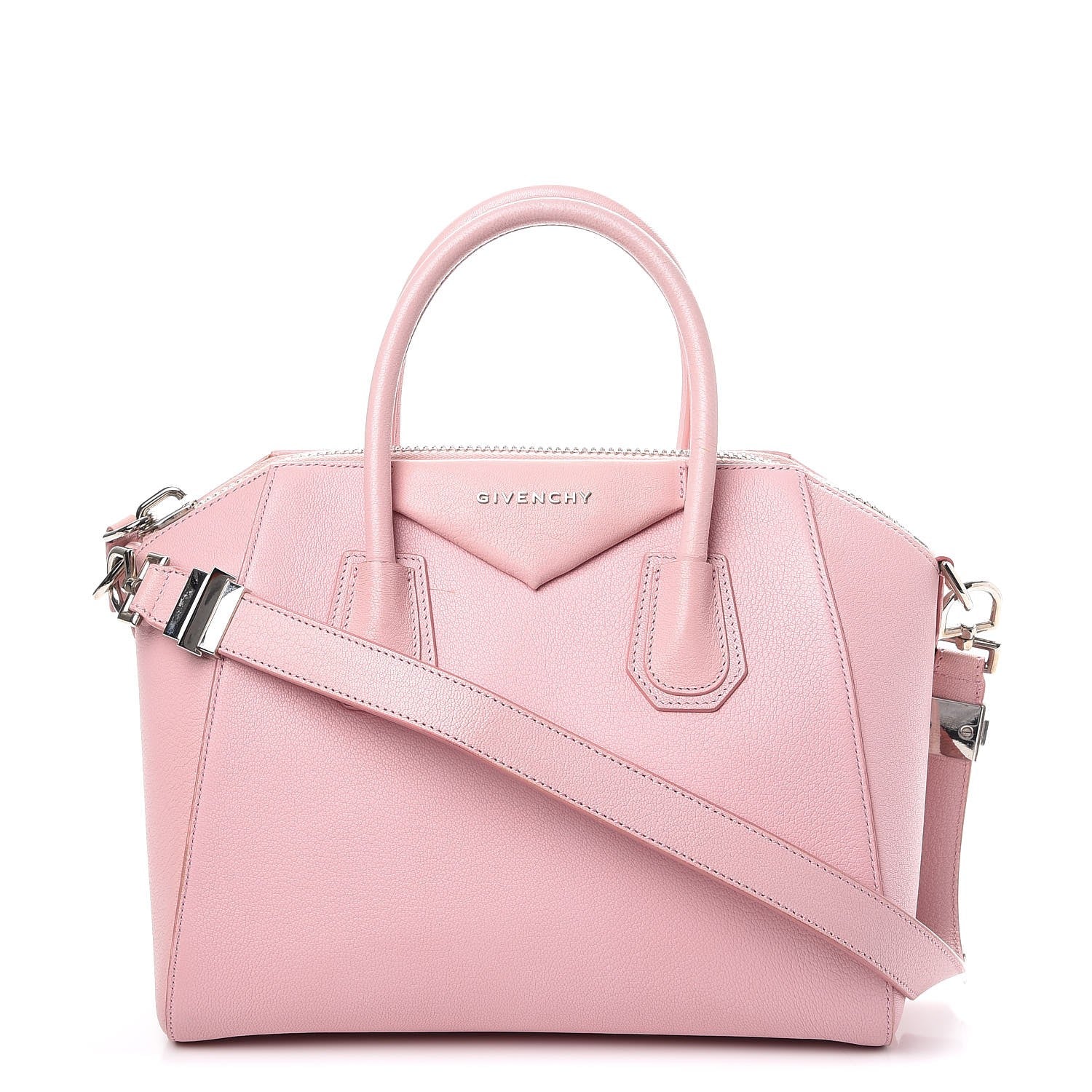 Givenchy Sugar Goatskin Small Antigona Bright Pink 1 of 18