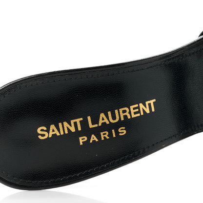 Saint Laurent Calfskin New Belfagor Sexy 95mm Mules 36 Black 7 of 9