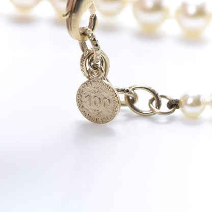 Chanel Graduated Pearl CC Short Necklace Gold 6 of 6