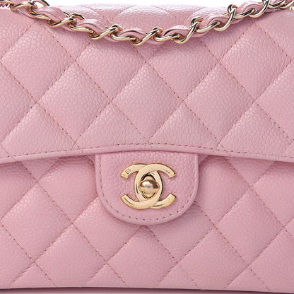Chanel Caviar Quilted Mini Square Flap Pink 10 of 14