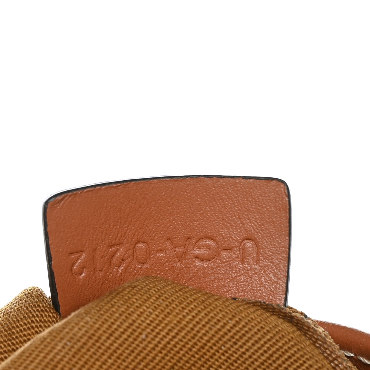 Triomphe Canvas Calfskin Small Boston Bag Tan