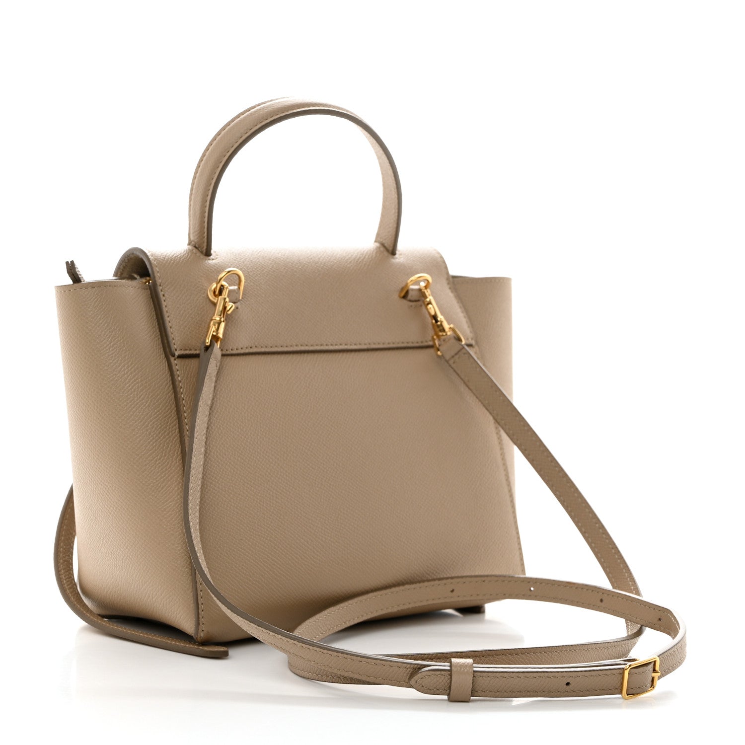 Celine Grained Calfskin Nano Belt Bag Light Taupe 3 of 11