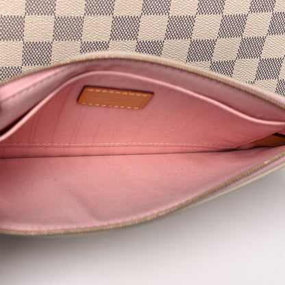 Louis Vuitton Damier Azur Neo Neverfull MM Rose Ballerine 12 of 17