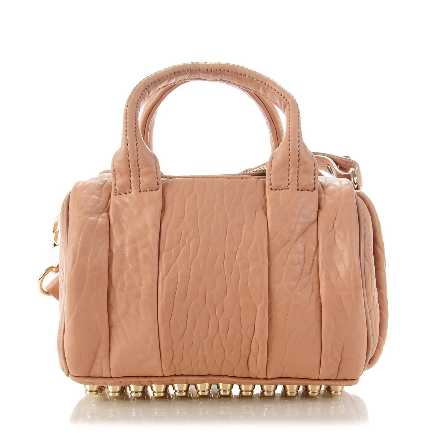 Pebbled Lambskin Mini Rockie Blush Pale Gold Hardware