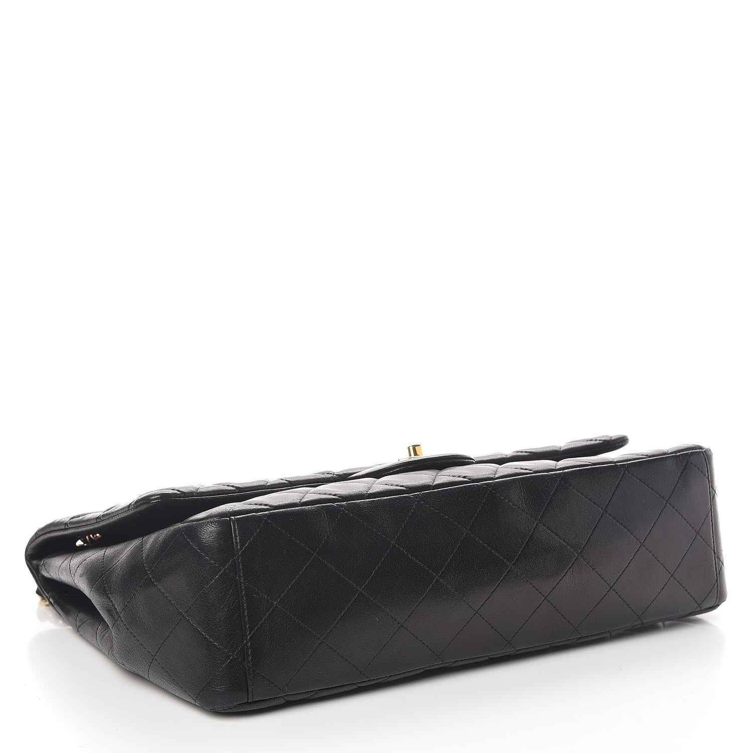 Chanel Lambskin Quilted Maxi Single Flap Black 4 of 23