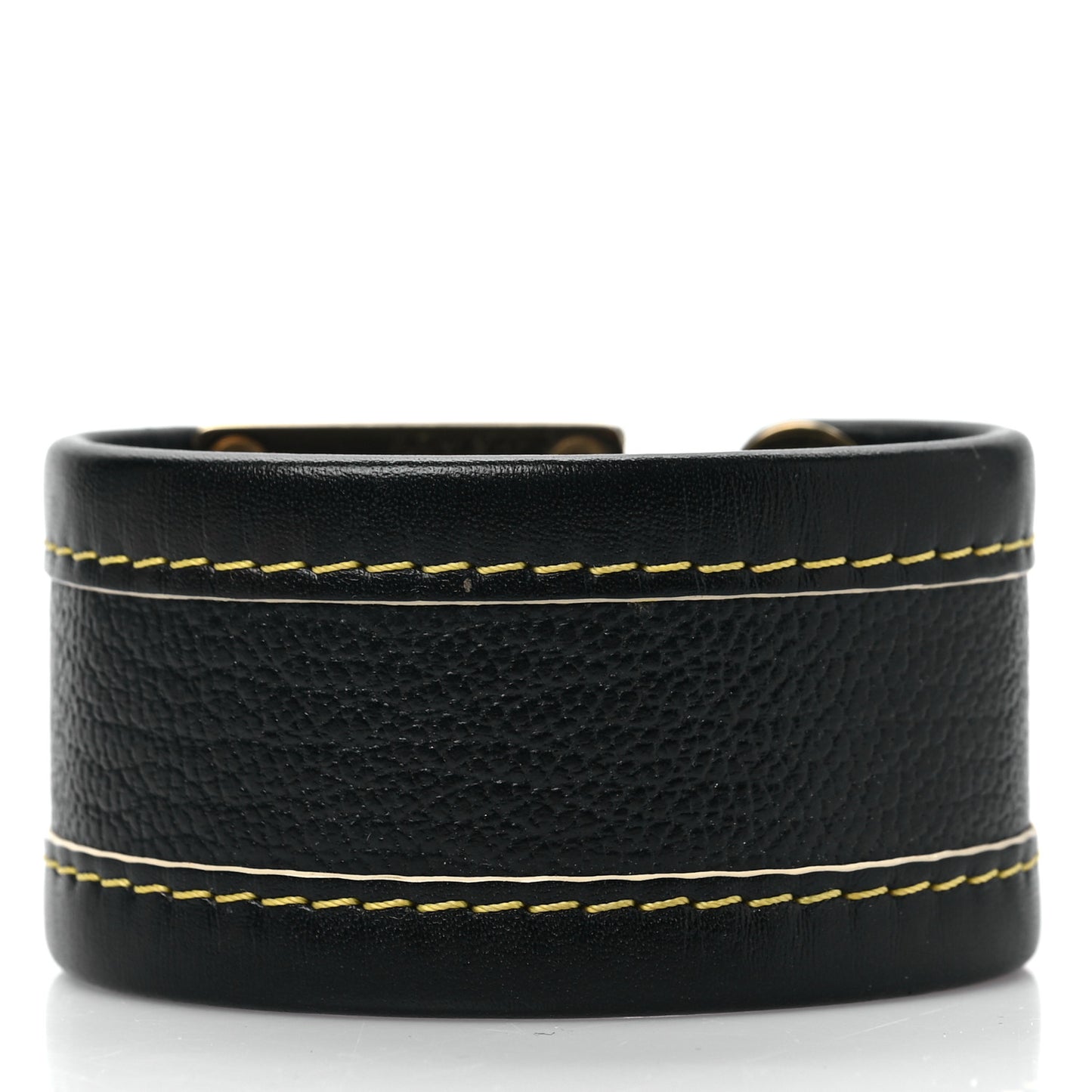 Chèvre Suhali S Lock Bracelet Small Black