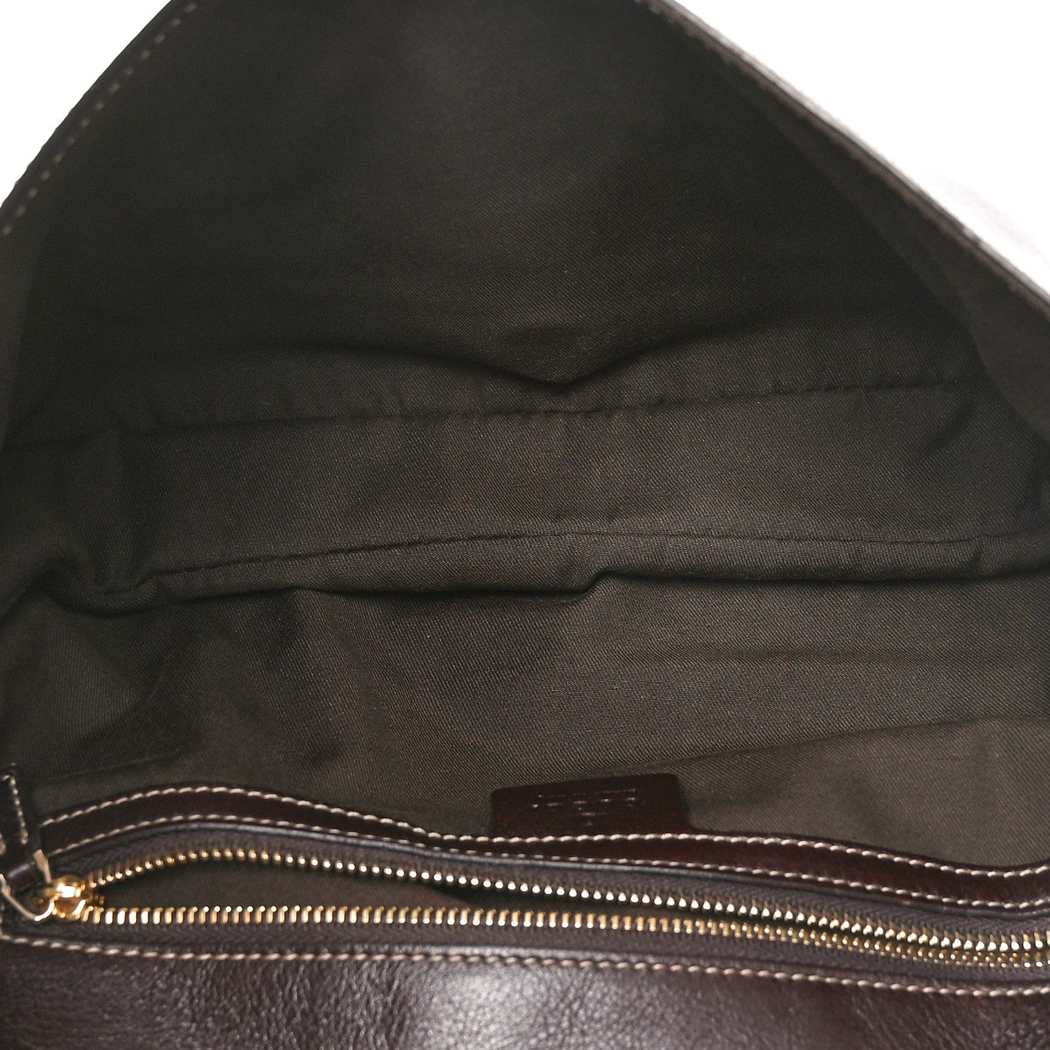 Gucci Calfskin Web Small Britt Shoulder Bag Brown 5 of 10