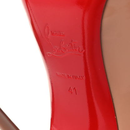 Christian Louboutin Patent So Kate 120 Pumps 41 Nude 6 of 7