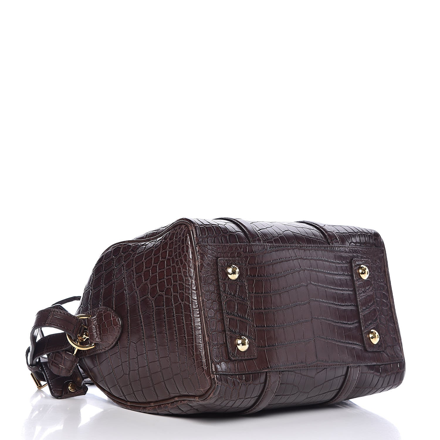 Louis Vuitton Matte Alligator SC Bag PM Chocolate 5 of 12