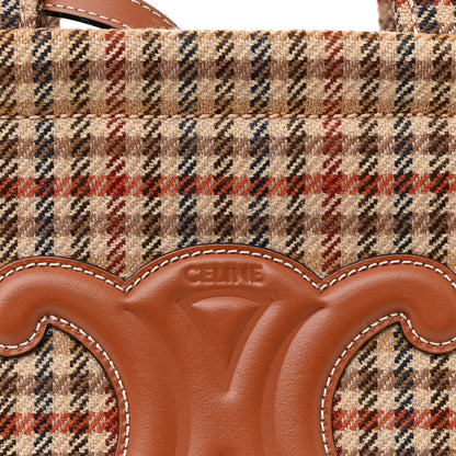 Celine Tweed Calfskin Triomphe Small Cabas Thais Multicolor 9 of 11