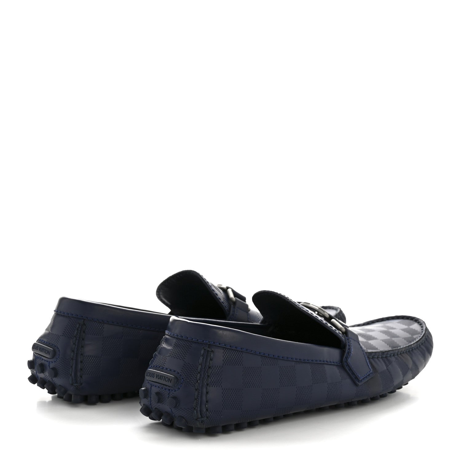 Louis Vuitton Damier Infini Mens Hockenheim Moccasin Loafers 9 Cosmos 5 of 11