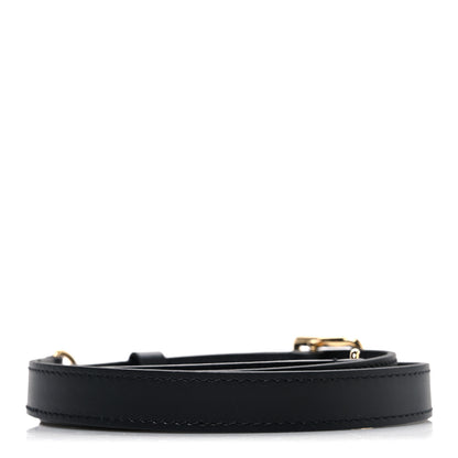 Louis Vuitton Calfskin 18mm Adjustable Shoulder Strap Black 2 of 3