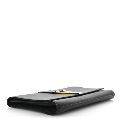 Saint Laurent Calfskin Classic Y Ligne Clutch Black 4 of 11