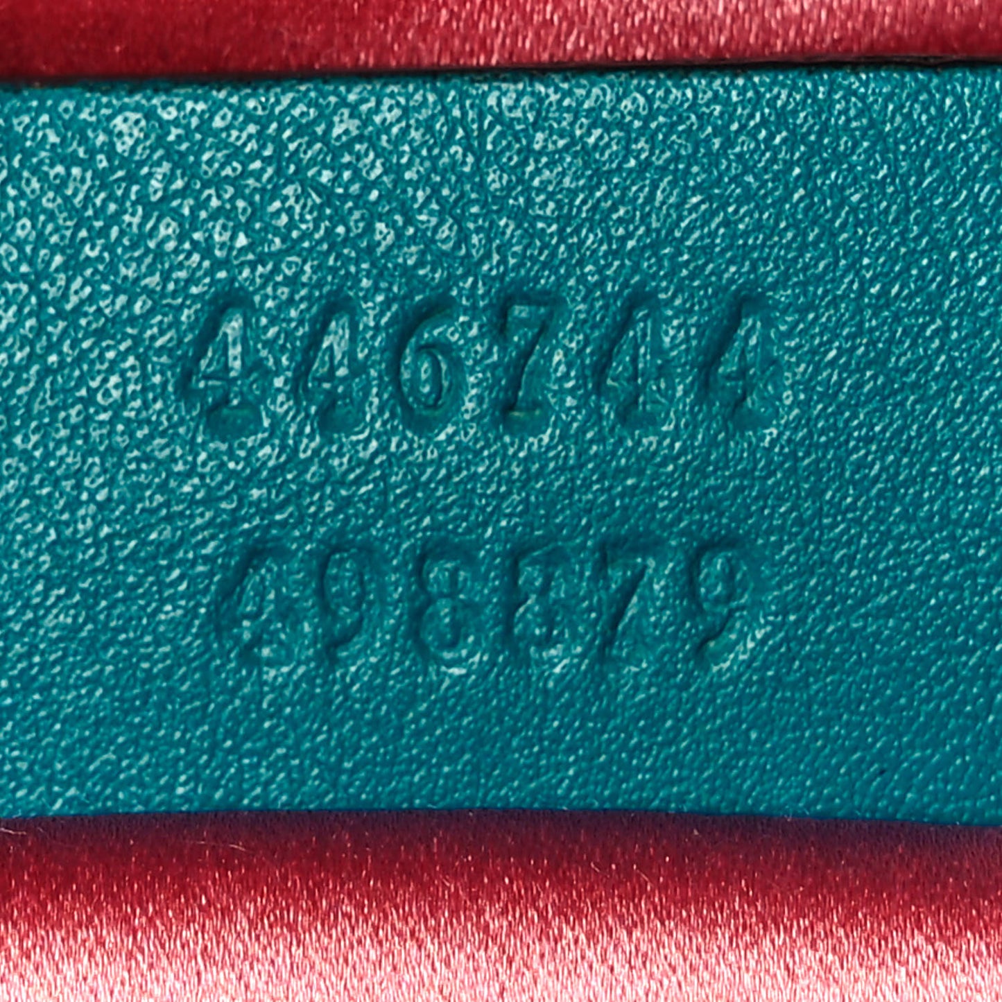 Velvet Matelasse Embroidered Mini GG Marmont Shoulder Bag Pavone Cyan