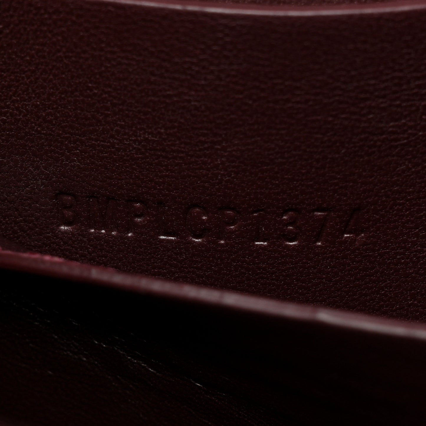 Smooth Calfskin Small Grace Bag Oxblood