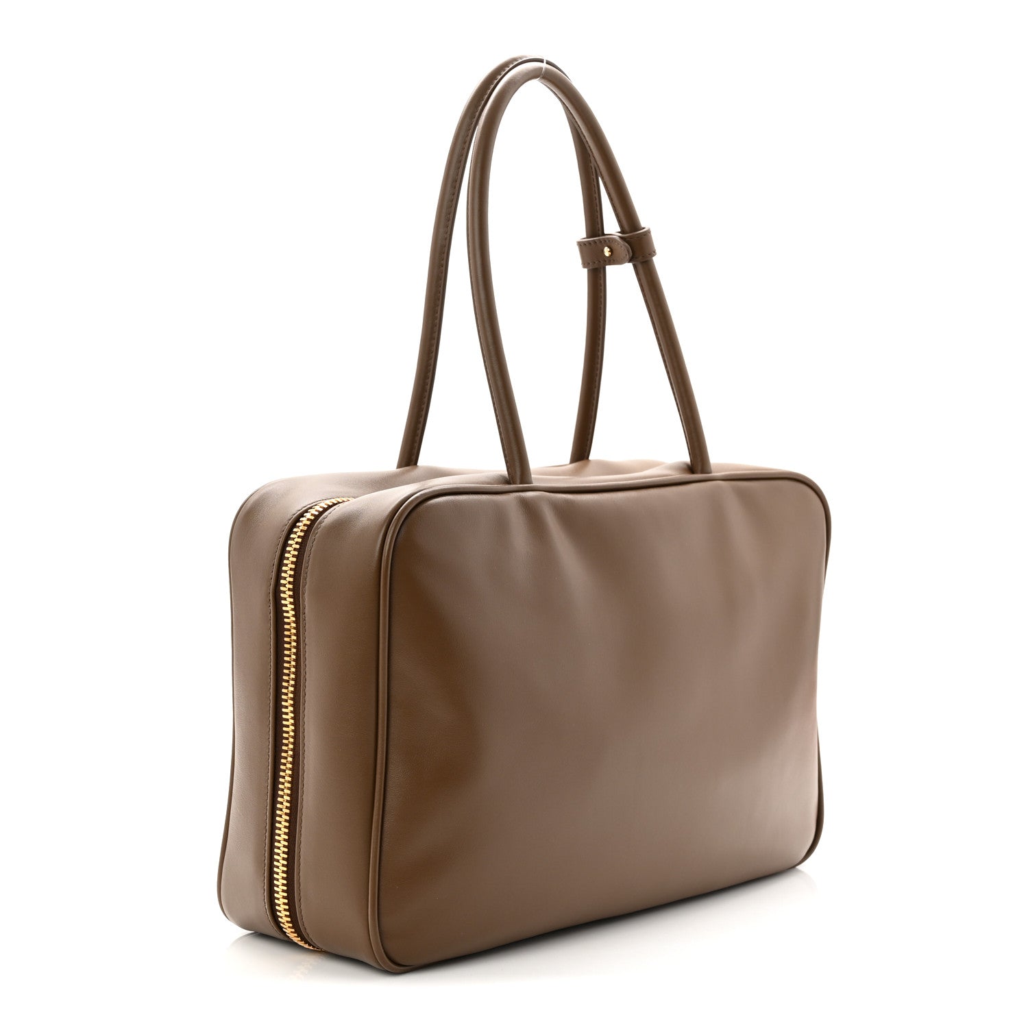 Miu Miu Soft Calf Softy Large Beau Top Handle Bag Tundra 3 of 9