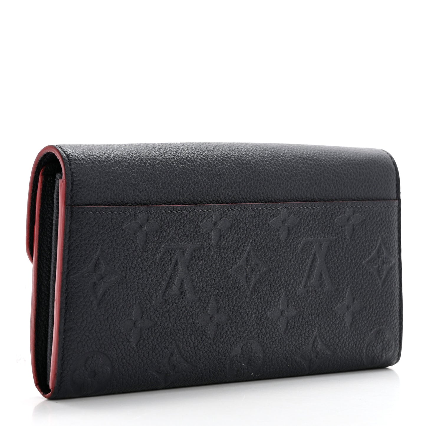 Empreinte Sarah Wallet NM Marine Rouge