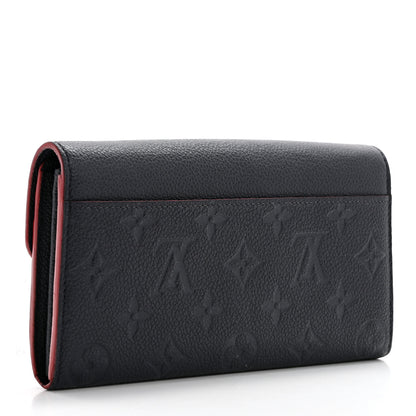 Louis Vuitton Empreinte Sarah Wallet NM Marine Rouge 4 of 12