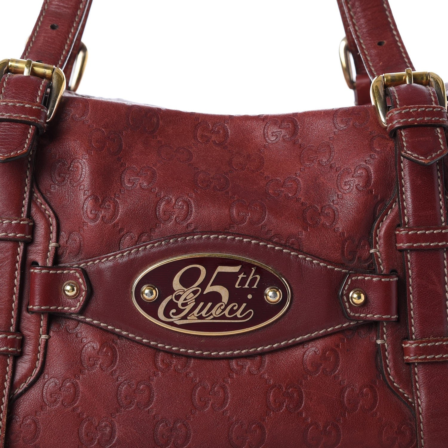 Gucci Guccissima 85th Anniversary Boston Rusty Red 13 of 23