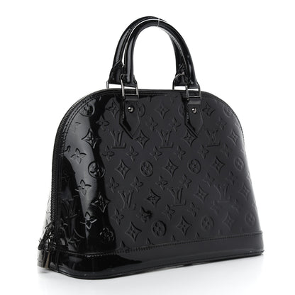 Louis Vuitton Vernis Alma PM Noir Magnetique 3 of 9