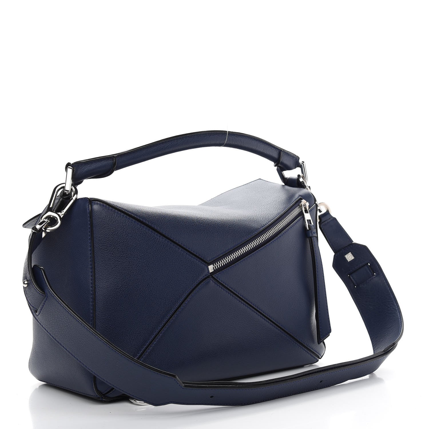 Loewe Calfskin Medium Puzzle Bag Marine 3 of 10