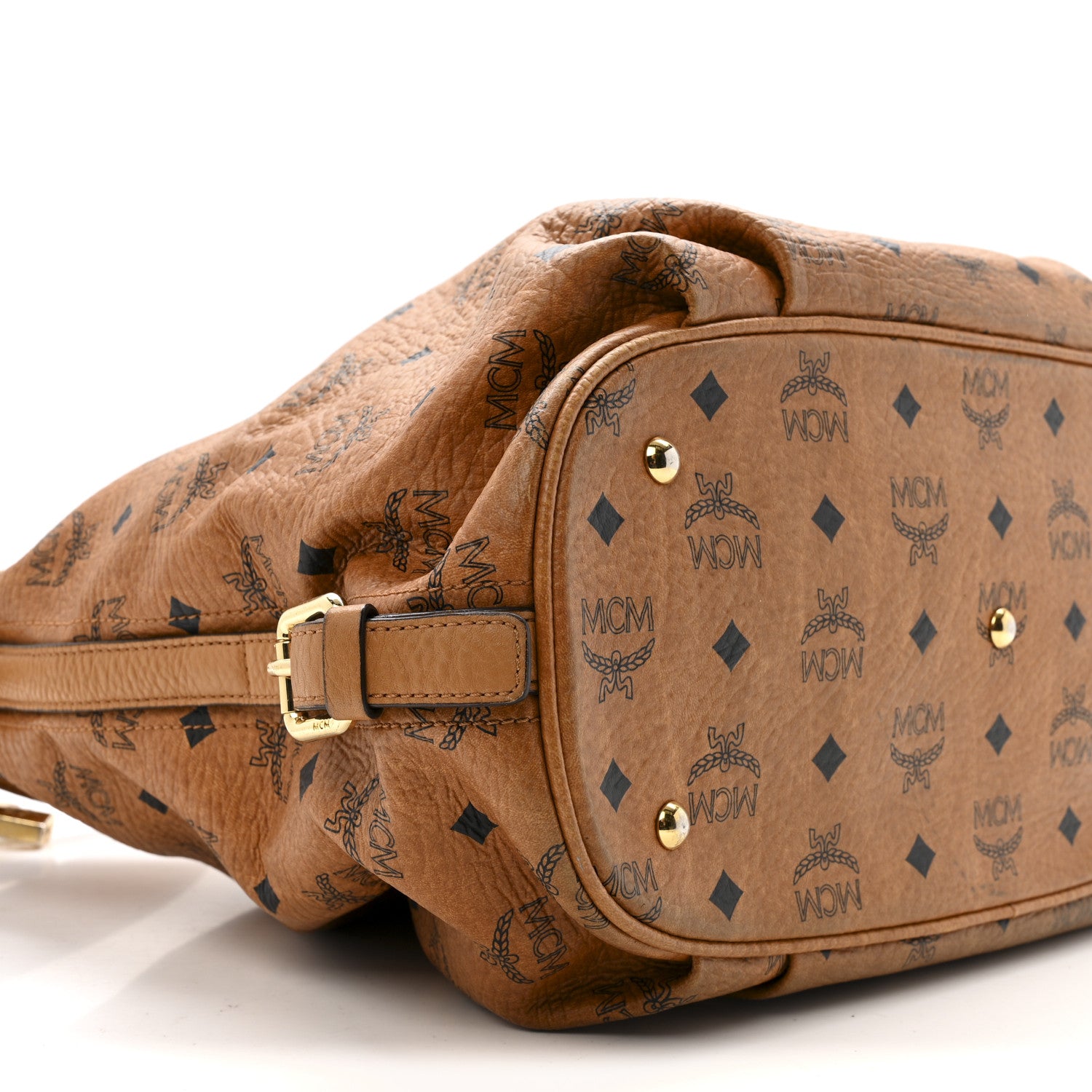 MCM Visetos Hobo Cognac 1857909 – FASHIONPHILE