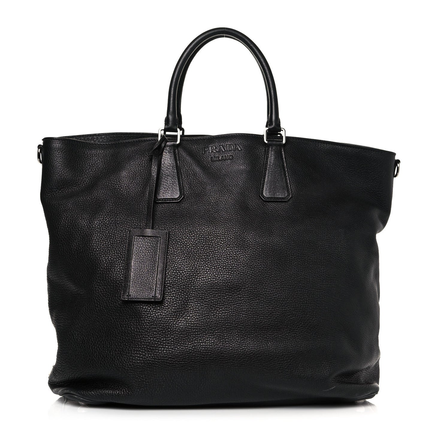 Vitello Daino Tote Black