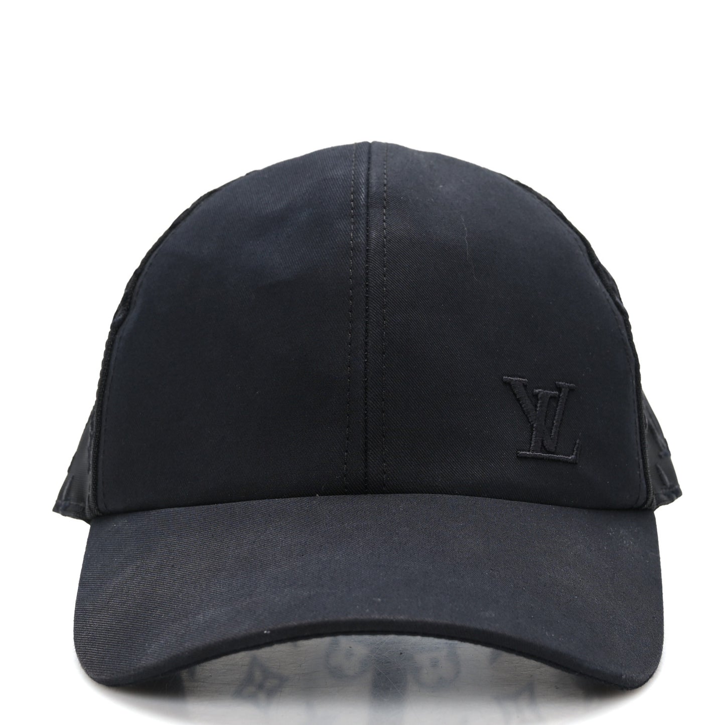Monogram Mesh Cotton Cap M Black