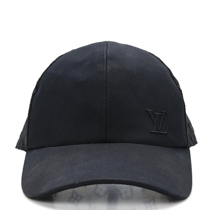 Louis Vuitton Monogram Mesh Cotton Cap M Black 2 of 7